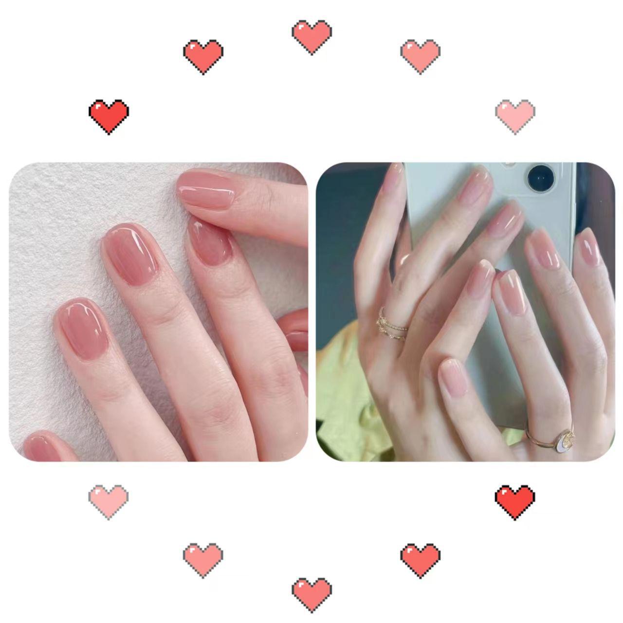 

Нюдовый быстросохнущий водостойкий лак для ногтей - Стойкий, не требующий сушки, не выцветающий, не трескающийся, летняя отбеливающая формула 2pcs:(01+14)