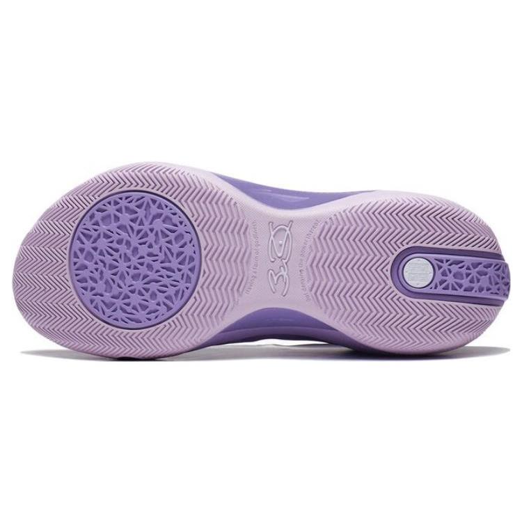 Li Ning Wade Shadow 3 Cushioning Slip Resistant Abrasion Resistant Low top Basketball Shoes Men's Dusty Purple ABPS041-5