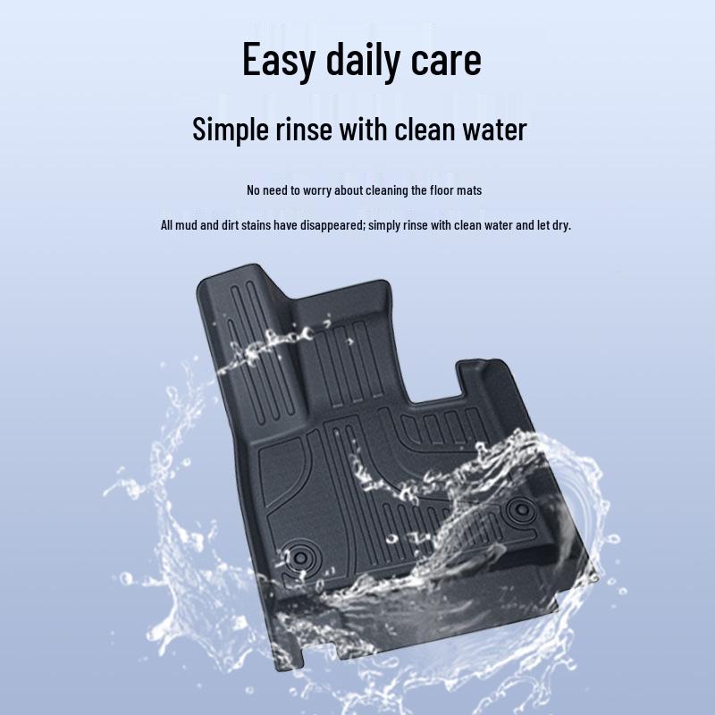 Toyota Prius TPE Car Floor Mats - Full Coverage, Waterproof, Wear-Resistant, Right-Hand Drive Compatible