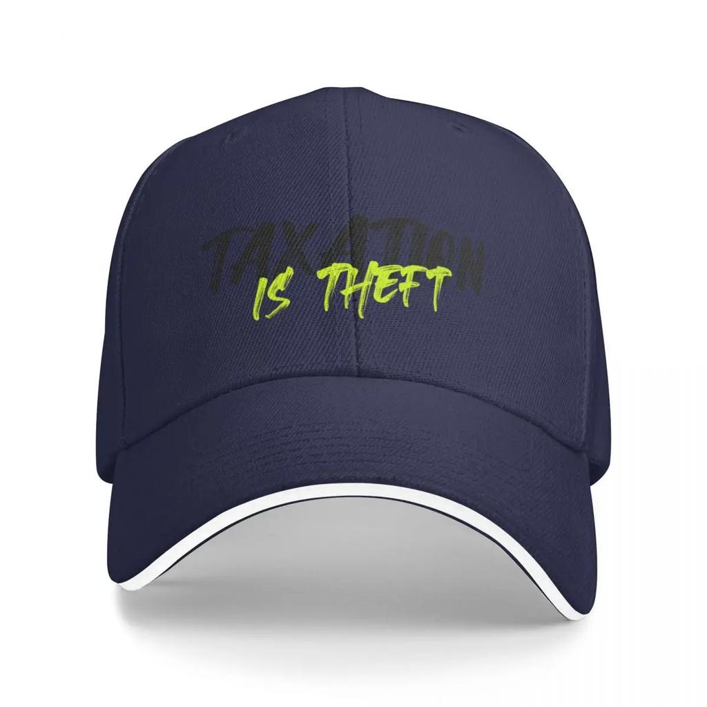 Taxation is theft Baseball Cap Rave Brand Man cap fishing caps man Mens Hats Womens