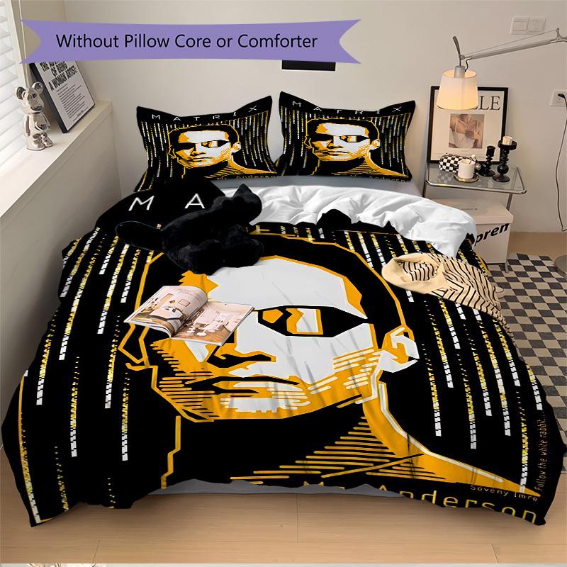3pcs The Matrix Duvet Cover Set, 1 Duvet Cover + 2 Pillowcases (No Insert), High-Definition Print for All Seasons,Durable yy251103077