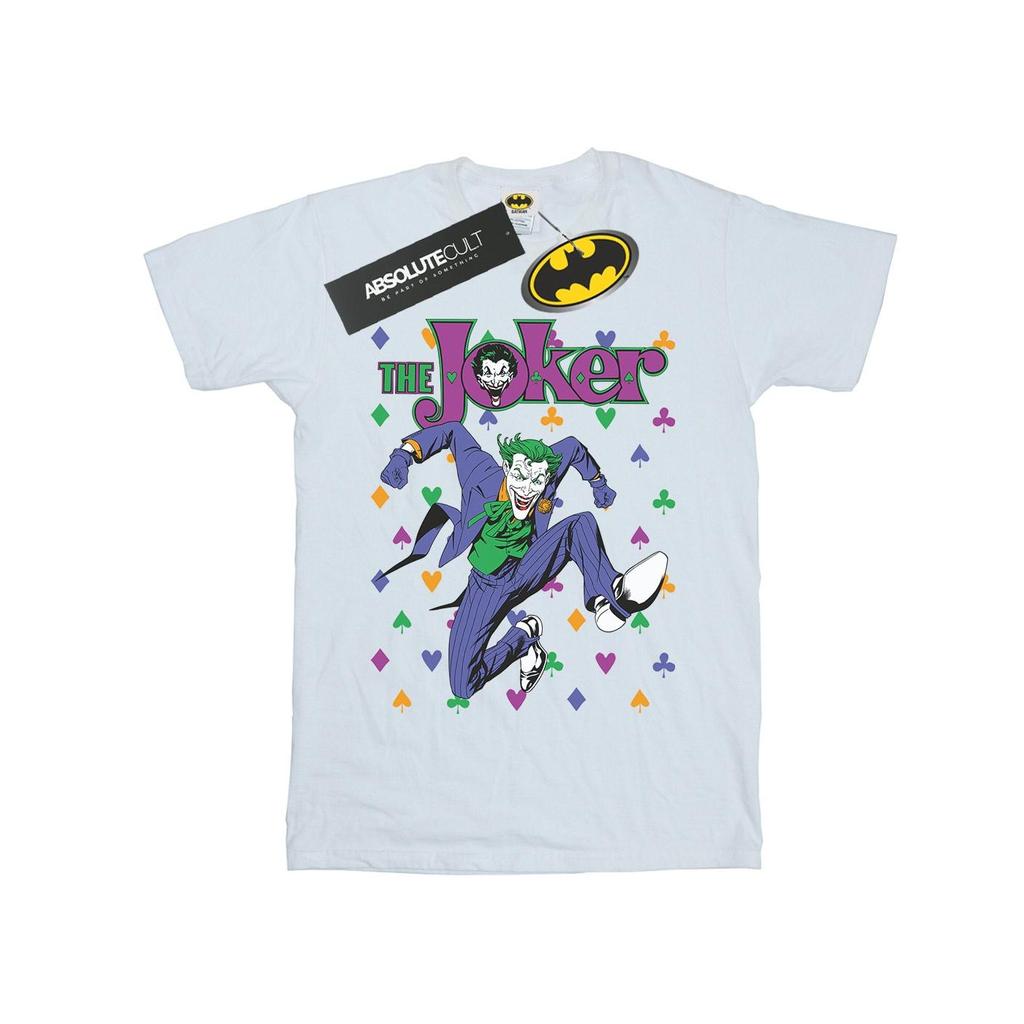 DC Comics Girls Batman Joker Cards Jump Cotton T-Shirt