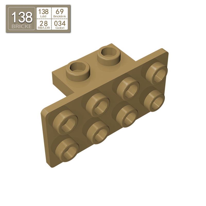 BRICKE 1x2-2x4 Winkelstück, Kompatibel mit Lego 93274/21731 Bausteinen
