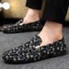 Mode Herren Freizeitschuhe Rote Loafer Stollenschuhe Metallbesatz Adulto Driving Mokassin Weiche Bequeme Freizeitschuhe Herren Sneakers Flats
