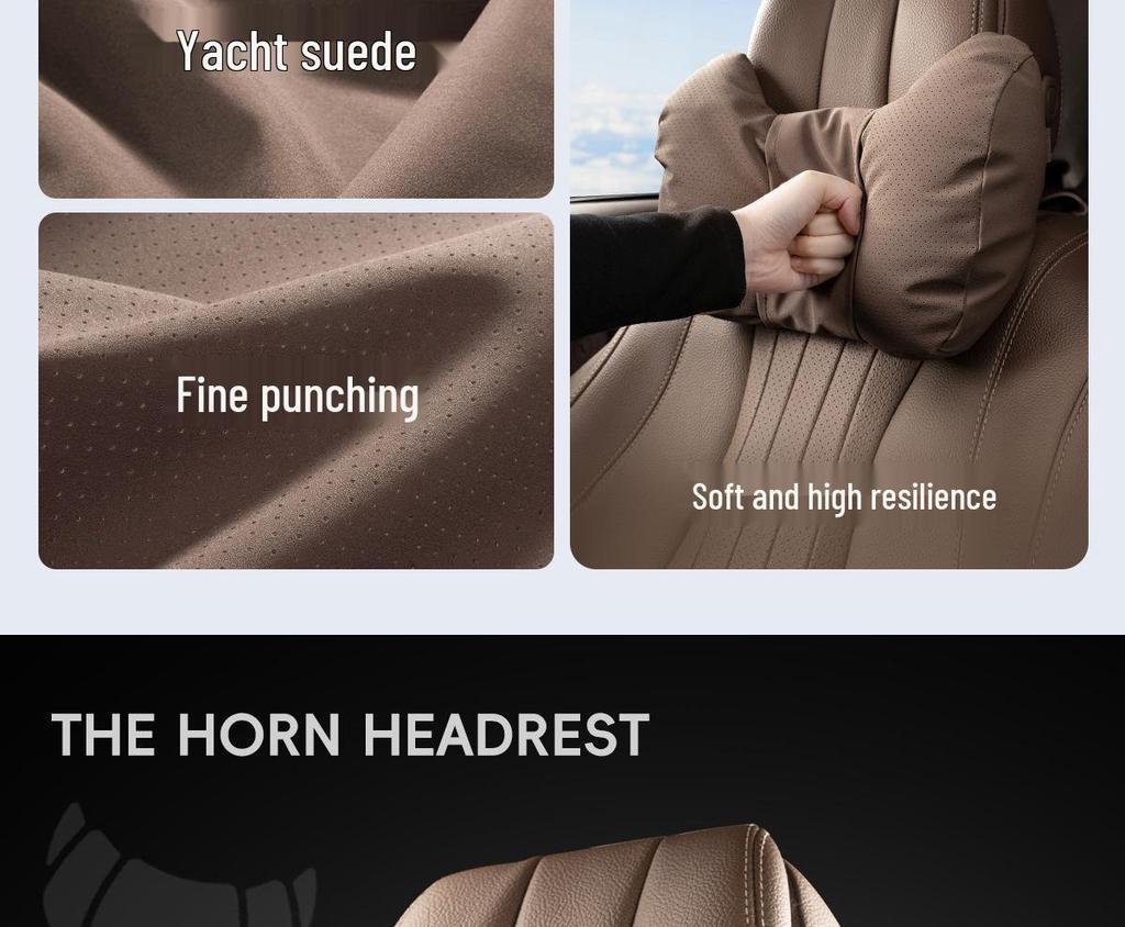 Geely Car Headrest, Lumbar, and Neck Support Pillow for Xingrui, Xingyue L, Binyue, Boyue, and Emgrand Models