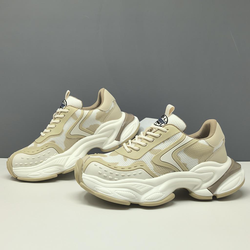 Boys Thick-Soled Super-Hot Dad Shoes Ins Trendy And Versatile Men'S Trendy Shoes Breathable Heightening Shoes Casual Shoes