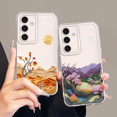 Pouzdro pro Samsung Galaxy A54 A15 A14 A16 A52 A31 A25 A51 A33 A52 A55 A23 A34 A35 A26 A24 A56 A50 A36 A13 Kryt na telefon Letní obloha
