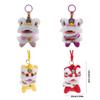 2026 New Year Lions Doll with Bells Backpack Charm Hanging Design Lions Pendant Chinese Spring Festival Ornament for Kid