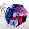 Anime Couple Yin Yang Symbolism Automatic Opening and Closing, 8 rib Structure Portable Umbrella, Suitable for Men and Women in All Seasons
