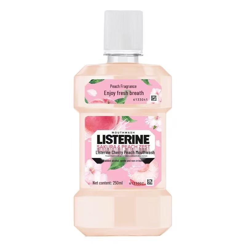 Listerine Cherry Blossom Peach Mouthwash