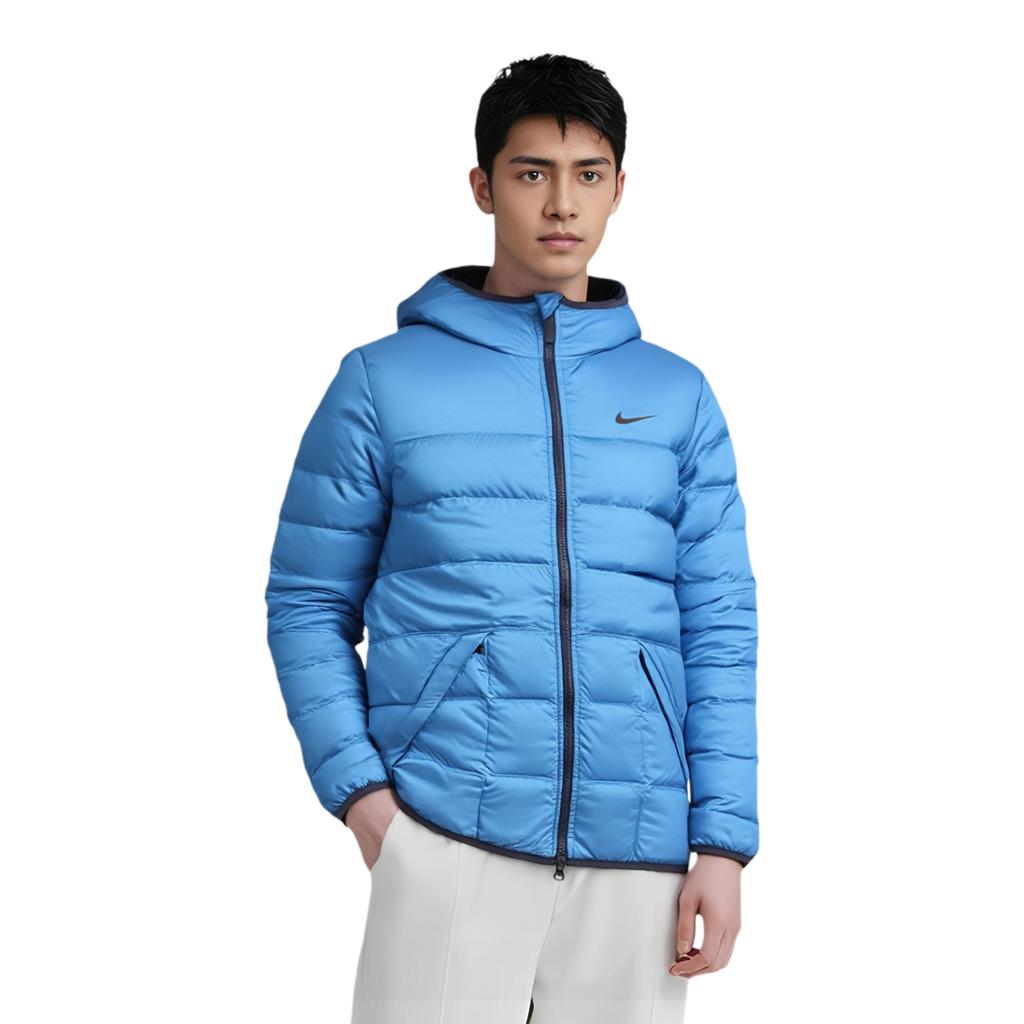 Nike Swoosh Serie Lifestyle ALNCE 550 Giacca alla moda con cappuccio Confortevole Calda Versatile Giacca da uomo 678296-453