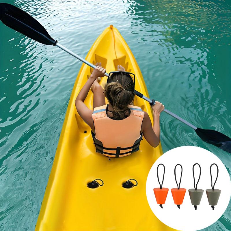 

2pcs Kayak Drain Plug with Drawstring, Universal Rubber Drain Hole Plug, Suitable for Kayaking зелений