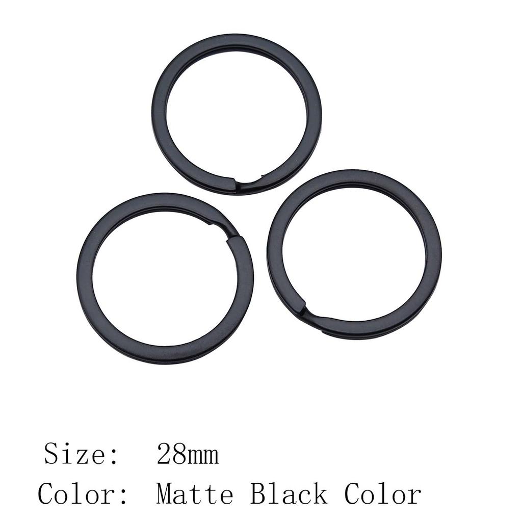 Alloy Split Key Ring Size 25-30mm Keychain Making Findings Accessories For Jewelry DIY Charm Bracelet Beads