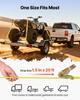 Ratchet Straps, 38.1 mm x 6.1 m, Heavy Duty Tie Down Straps with Double J Hook, 2000 kg Break Strength, Carry Bag, Tie Down Ratcheting for Moving,
