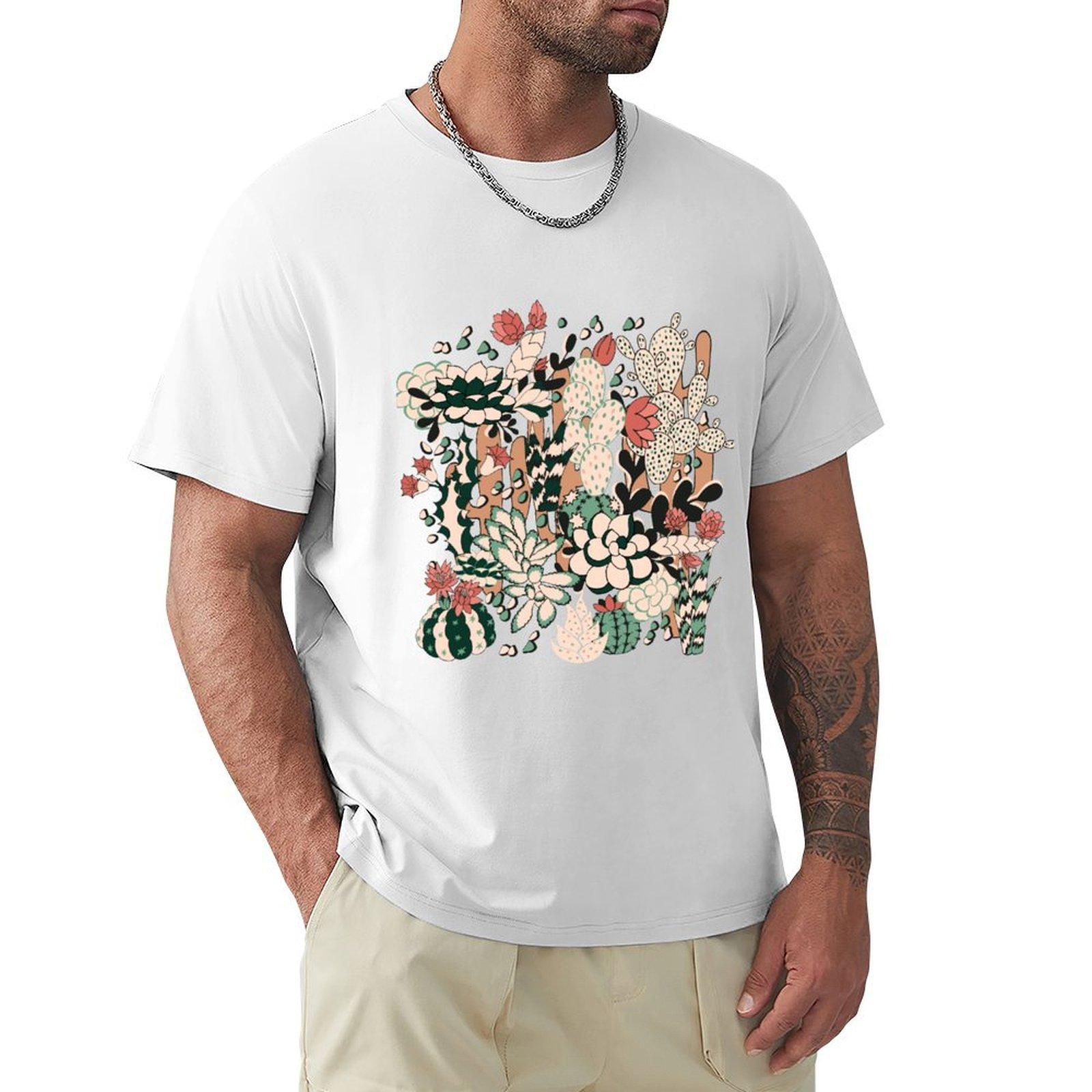 Cacti and Succulent TShirt affliction shirts Funny tshirt summer top Louboutins men t shirt S