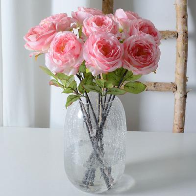 Πλαστό Τριαντάφυλλο Μονό Καμένο Μεταξωτό Τριαντάφυλλο Διακόσμηση Σπιτιού Γάμου Σαλονιού Ημέρα του Αγίου Βαλεντίνου Τεχνητό Λουλούδι Τεχνητό Λουλούδι