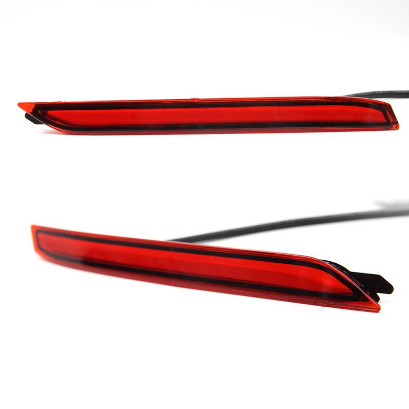 For LEXUS NX 2018 COB Car Rear Bumper Lamps Rear Reflector Lights DRL Brake Stop Lamp Accessories 1 Pair