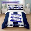 BIRMINGHAM CITY Football Custom Name Text Bedding Set 1 Duvet Cover+2 Pillowcases Soccer Logo Personalized Gift For Special Occasion Bedroom Decor