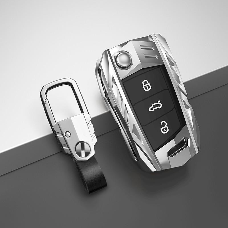 Car Key Case Cover for Volkswagen VW Golf 7 Gti Mk7 R Touran Skoda Octavia 3 Superb Karoq Kodiaq Seat Leon Mk3 Ateca Accessories