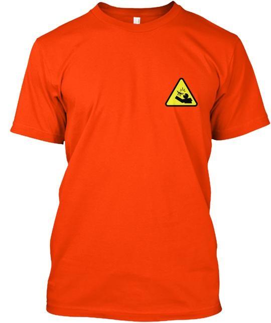 Caution Drone Flight Area V4 T-Shirt S