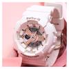 Casio Watch Series-GABA Black Samurai Ice Cream Macaron 200m Waterproof Quartz Movement Japanese and Korean Watch Same Style GA-110-1BDR&BA-110RG-7A