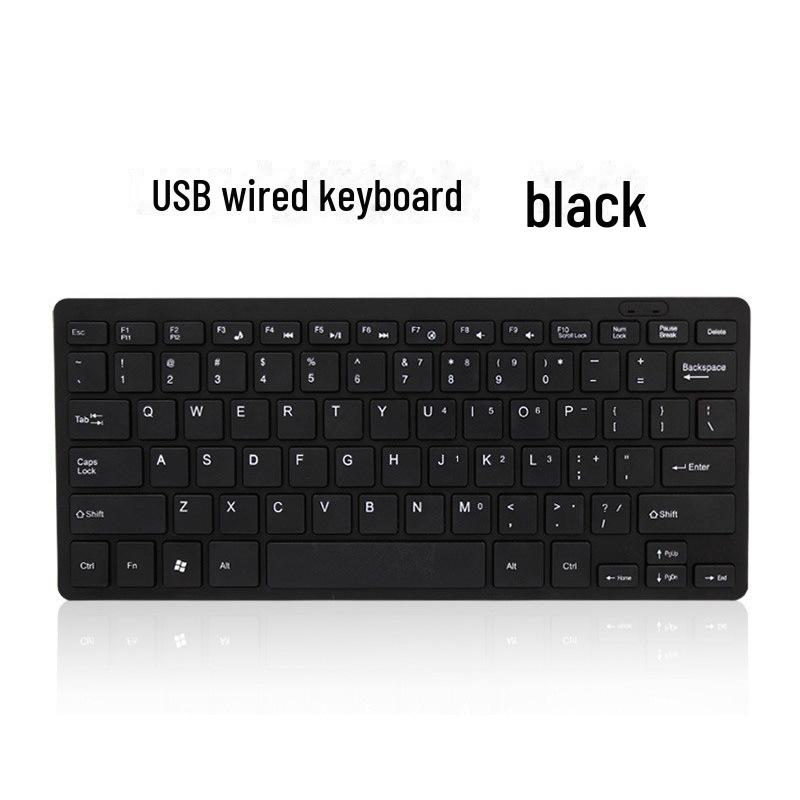 Ultra-Thin USB Chocolate Keyboard & Silent Multi-Function Mouse