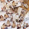 30pcs Reading Girl Stickers Aesthetic Stick Labels Decorative Diary Album Material Scrapbooking Supplies