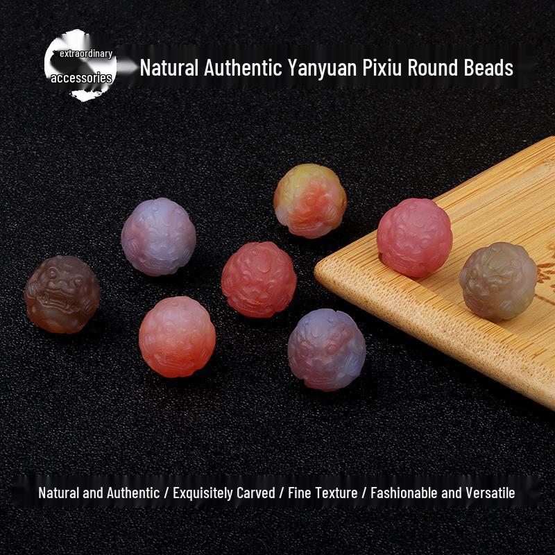 Agate Pixiu Matte Frosted Round Beads Bracelet DIY Jewelry Accessories