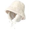 Women Winter Warm Hat Furry Ear Protector Bucket Cap Thickened Fleece Plush Riding Cold Proof Bomber Cap for Autumn Winter Hat