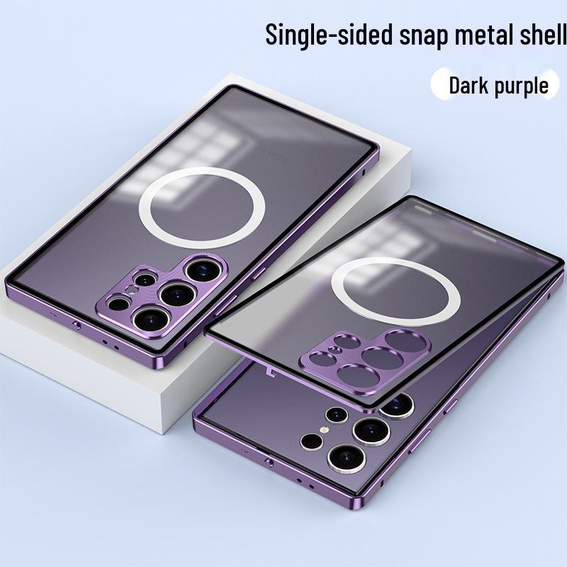 Samsung S26 Ultra Snap-On Phone Case with Metal Lens Protection for S25 Ultra & S24+