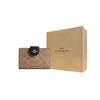 Coach 13 Brand Logo Snap Closure Leather Wallet Women Wallet Brown Black CW786-IMQRX
