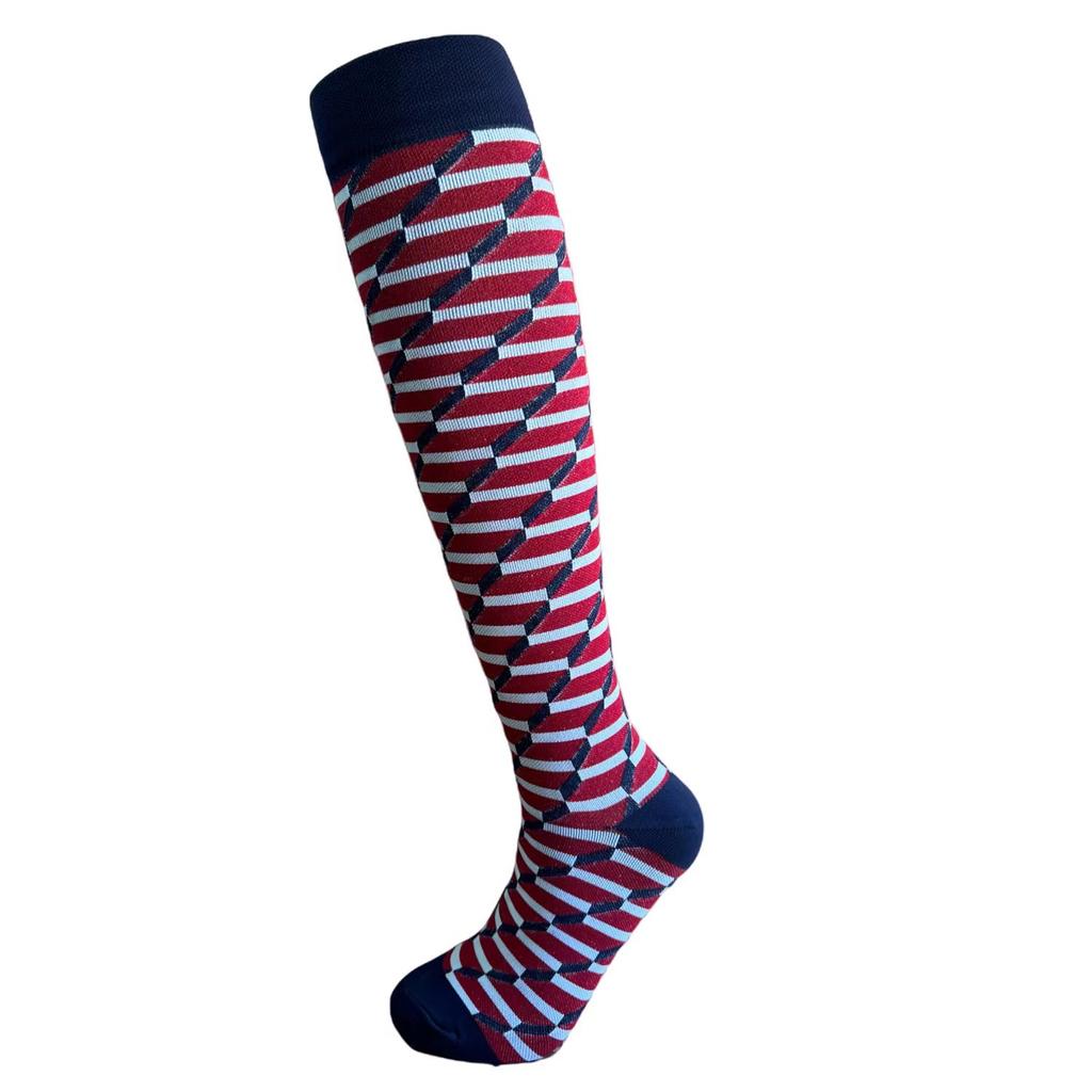 Sport Kompressionssocken Fitness Stretch Socken Lange Socken Drucksocken