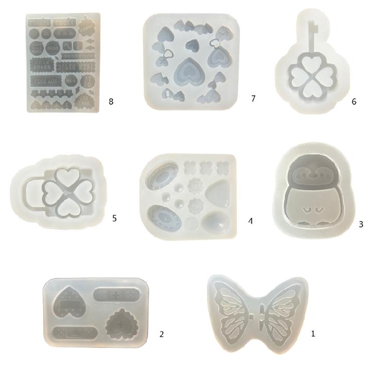 Flexible Resin Mould Sturdy Silicone Mold for Candy Chocolate and Candle Making