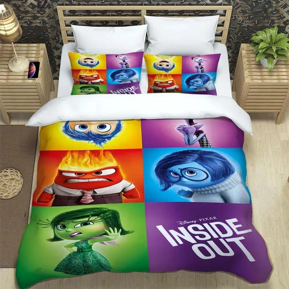 Comforter Inside Out 2 Children Adult Bedding Sets Cute Cartoon Baby Children'S Bed Set Birthday Gifts