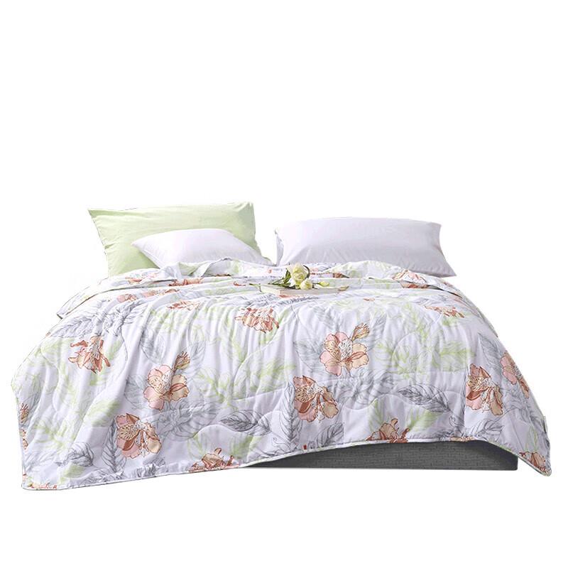 FUANNA Seven-Hole Printed Summer Quilt