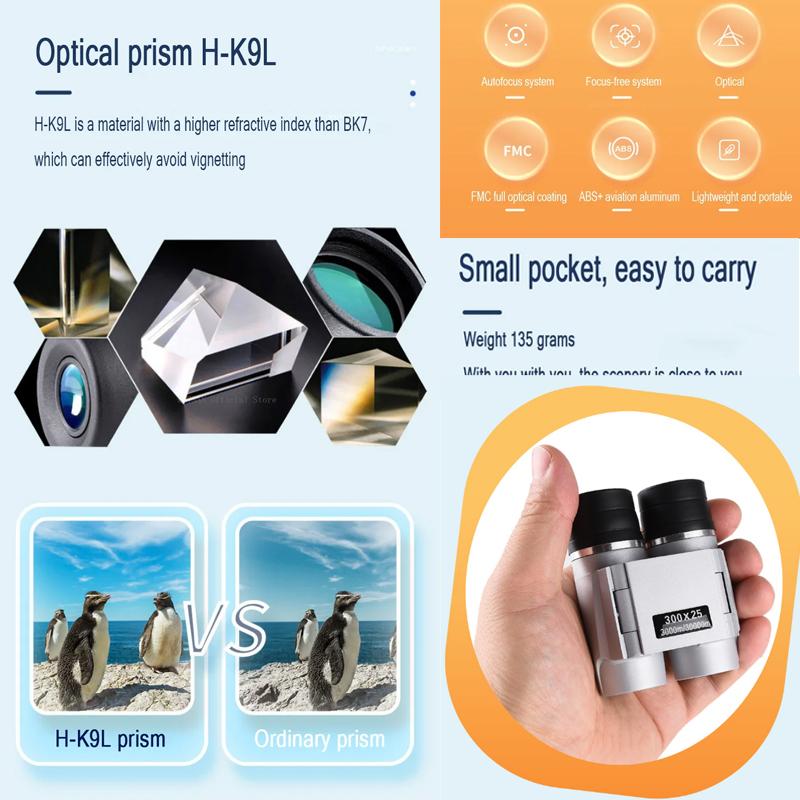 50000m Professionelles Leistungsstarkes Fernglas Automatisches Fokussierungsteleskop HD Hohe Vergrößerung Schwachlicht Tragbares Outdoor-Fernglas