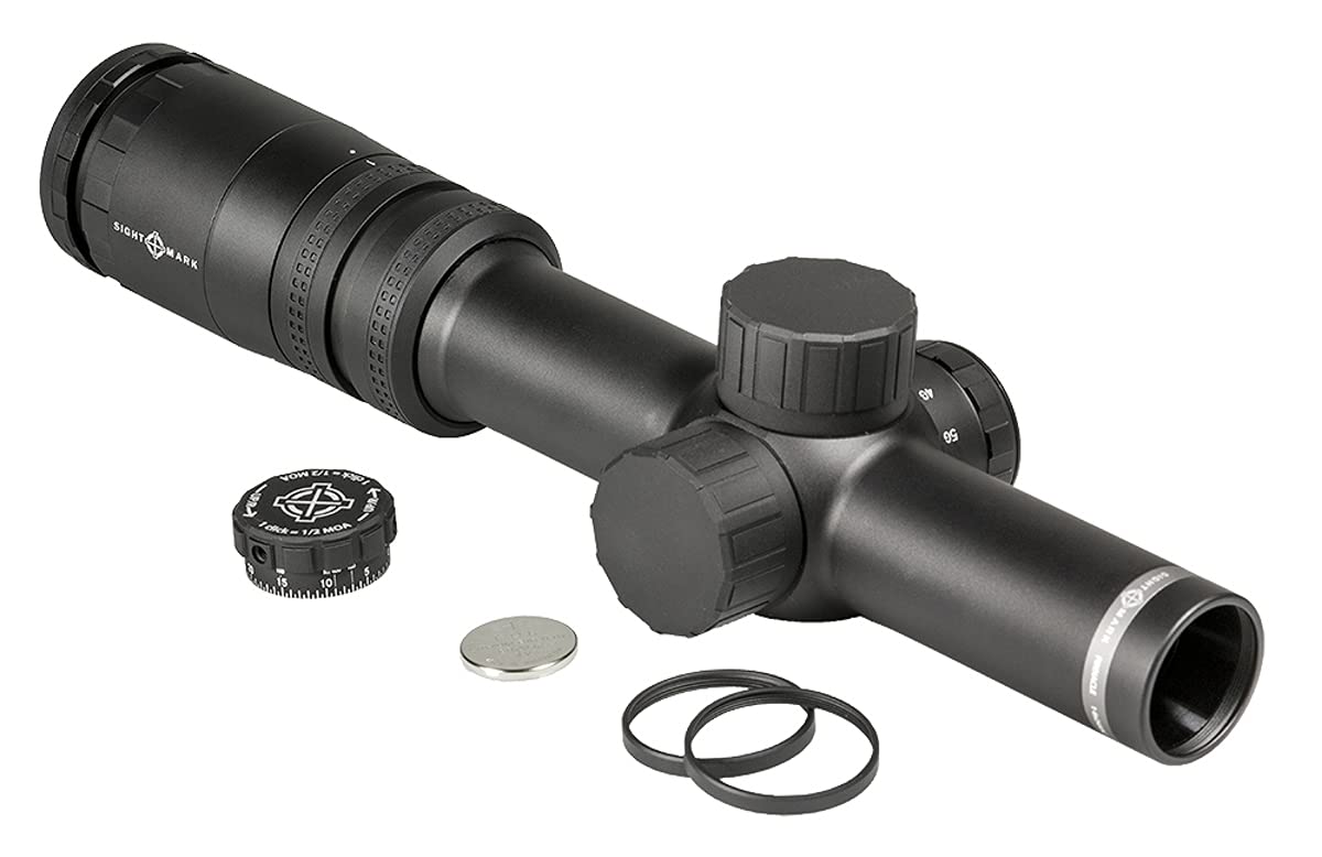 

Приціл гвинтівковий Sightmark Pinnacle AAC 24мм об єктив Sightmark Pinnacle 1-6x чорний