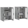 VidaXL Wall Cabinets 2 Pcs Concrete Grey Engineered Wood 3197965