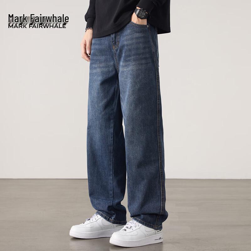 

Мужские джинсы Mark Fairwhale в американском ретро-стиле, свободного прямого кроя 36