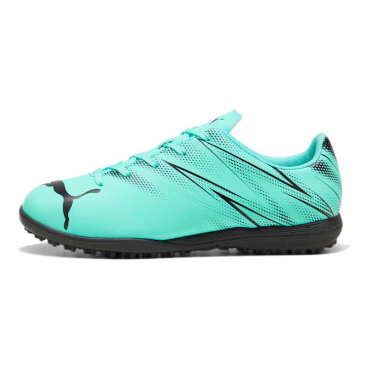 Puma Attackant TT Comfortable Lightweight Low-Top Soccer Shoes Kids Sneaker Green Black 107481-10