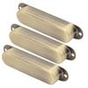 3Pcs Closed Pickup Cover Single No Hole Brass Instrument Guitar Musical AccessoriesBronze