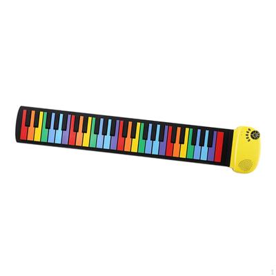 49 Keys Compact Folding Piano, Portable Electronic Keyboard