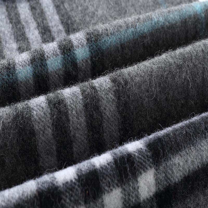 Hengyuanxiang Women's Plaid Wool Scarf