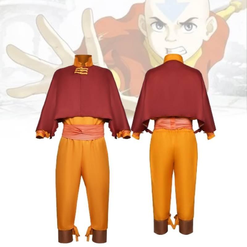 Stylish The Last Airbender Roleplay Costume With Soft Flexible Spandex Fabric