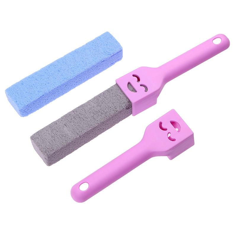 Pumice Stone Cleaning Stick Seat Toilet Limescale Rust Stain Dirt Removal Brush