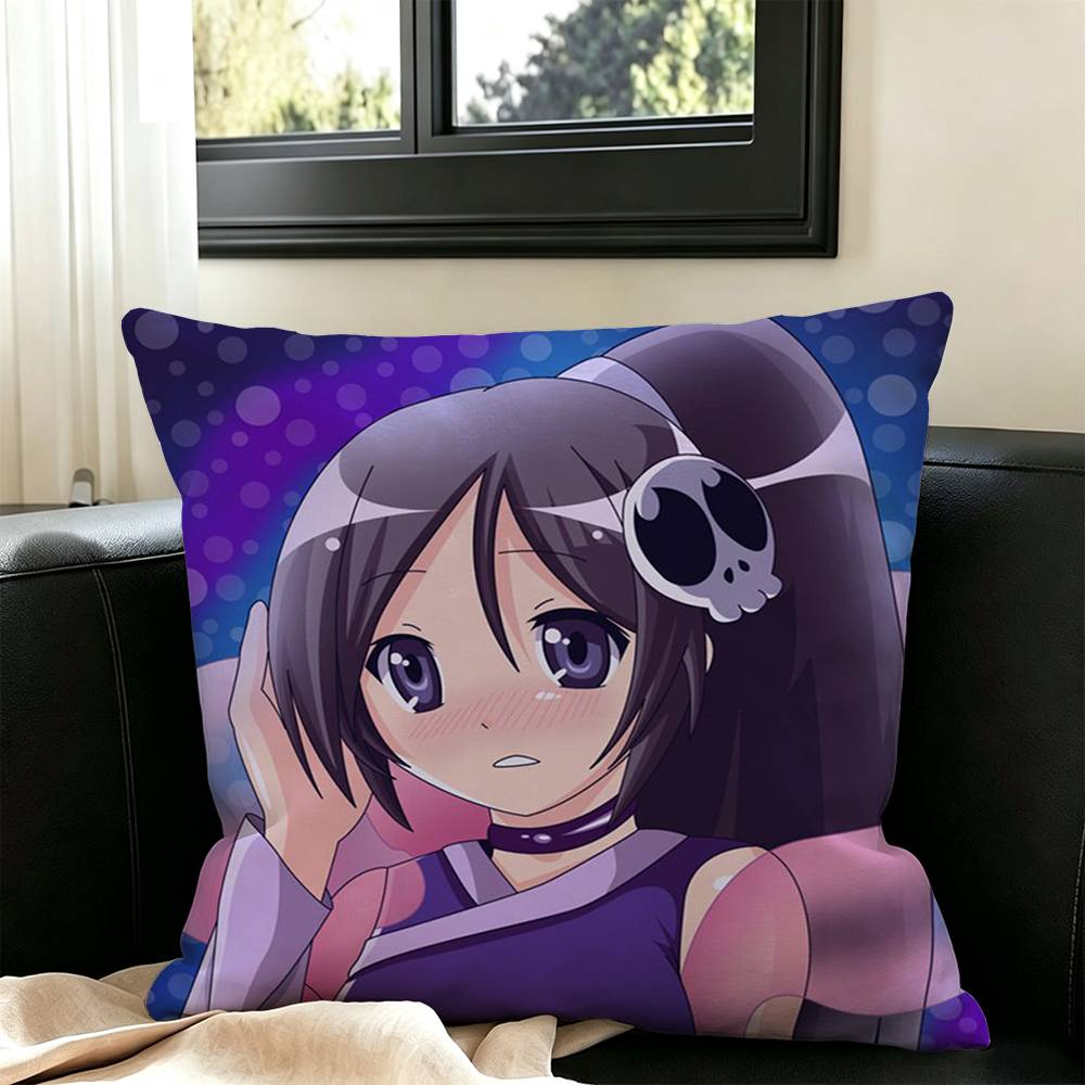 The World God Only Knows Square Double-Sided printed Pillow Case Bedroom Bedside Pillow Sofa Cushion Cover