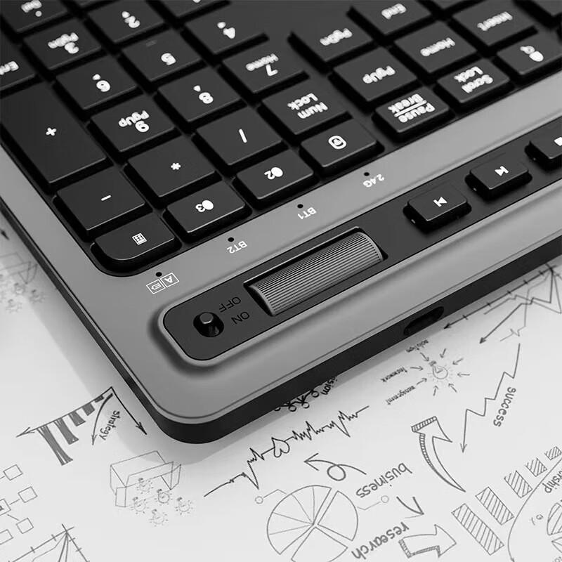 Bamu Xiong GJC-WT205 Wireless Keyboard & Mouse Combo