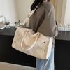 Large Capacity Handbag Short Distance Travel Bag PU Women's Fitness Luggage Bag