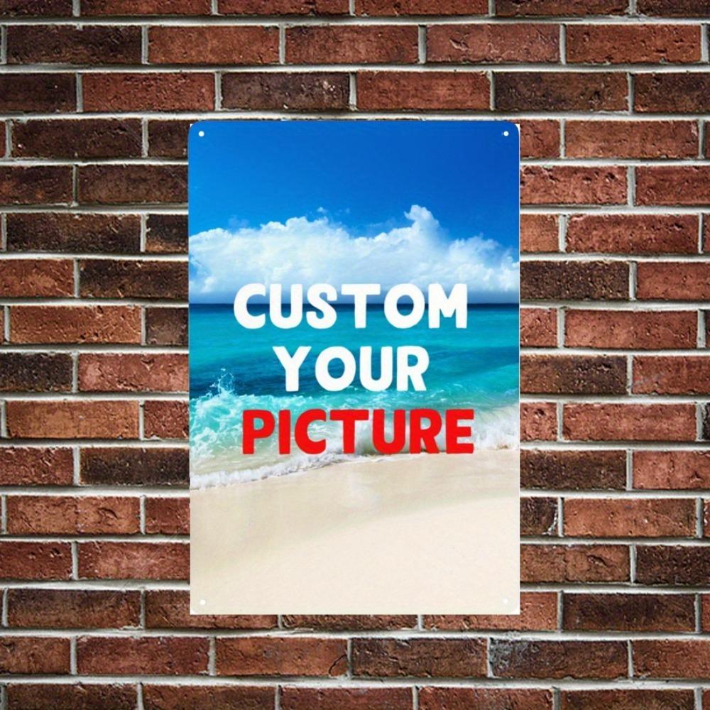 1pc 8x12 Inch Metal Custom Sign Wall Art Pub Cafe Home Office Garden Gift