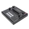 Live Sound Card Professional Dual Channel Bluetooth Stereo Mixer Board with Effect Voice Changer for Live Streaming